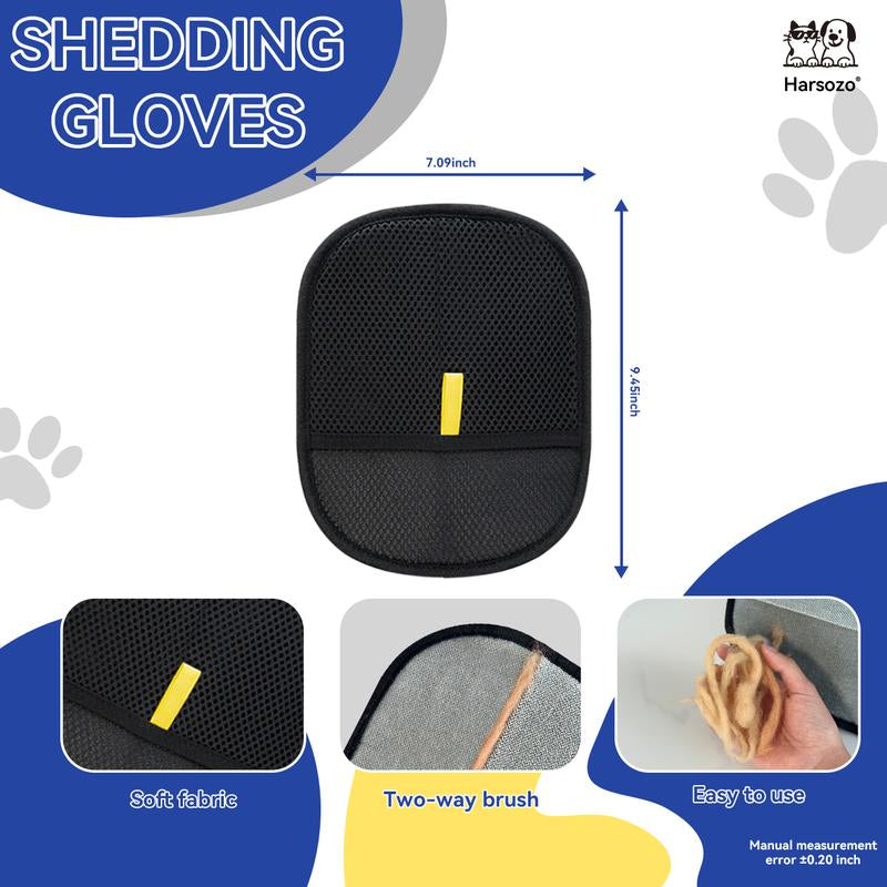Reusable Pet Hair Removal Glove – Electrostatic Grooming Mitt for Dogs & Cats, Quick Fur & Lint Cleaner