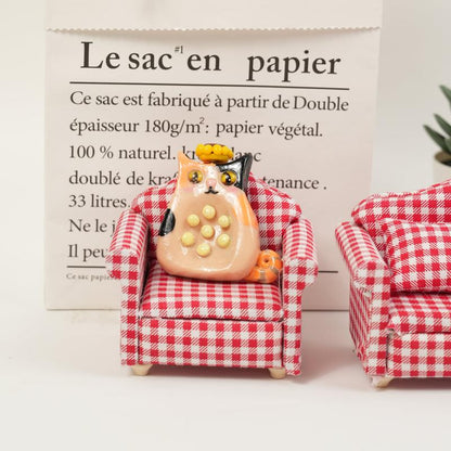 Cat Series Spinner Worry Stones – Pop Belly Comfort & Whimsical Cat Companions