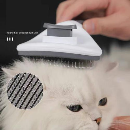 Cat Brush for Shedding, Cat Brushes for Indoor Cats, Cat Brush for Long or Short Haired Cats, Cat Hair Brush Cat Grooming Deshedding Brush for Dog Kitten Rabbit Massage Removes Loose Fur One-Click,Hair,Removal,Comb Pet Tools