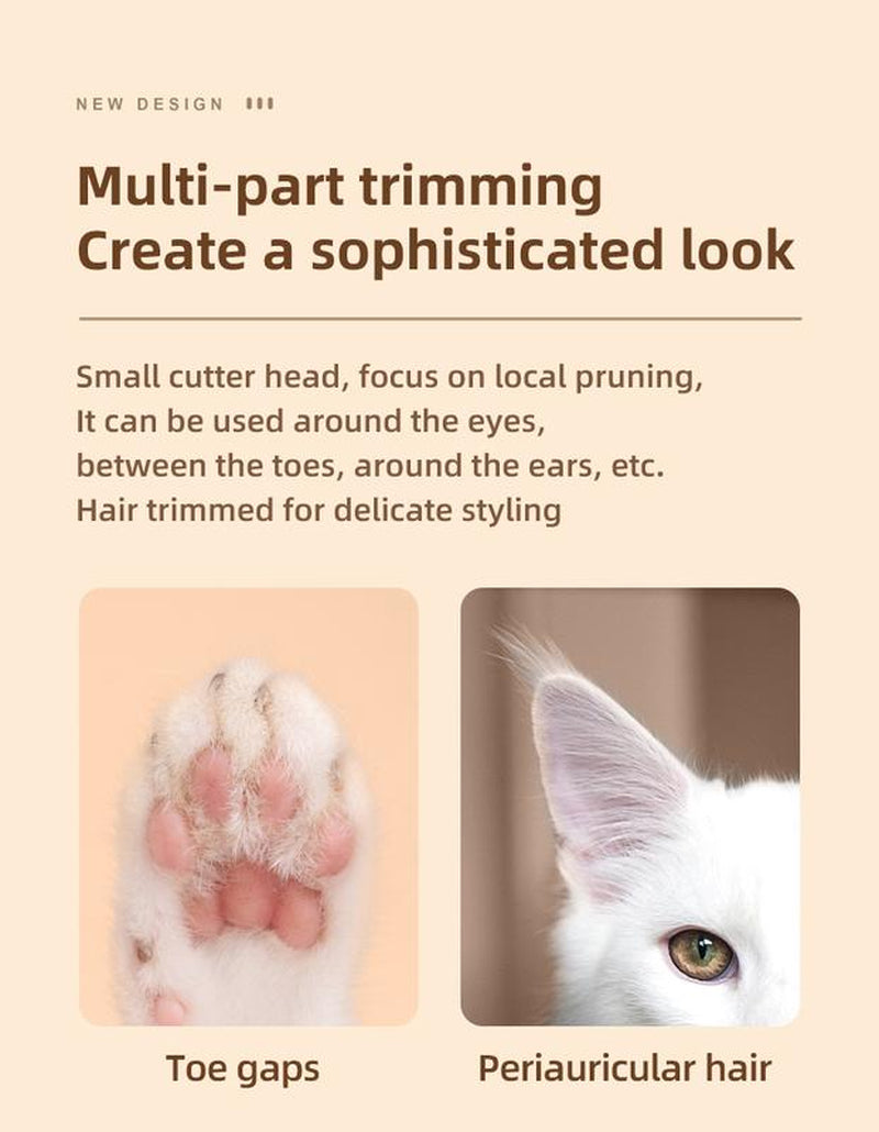 Pet Grooming Trimme, Cat and Dog Face, Ear, Eye, Foot Hair, Hair Clippers. Pet Universal, Pet Hair Clippers