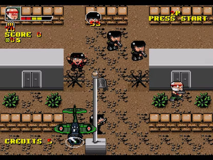 Papi Commando: Second Blood 16BIT MD Game Card for Mega Drive Full Version