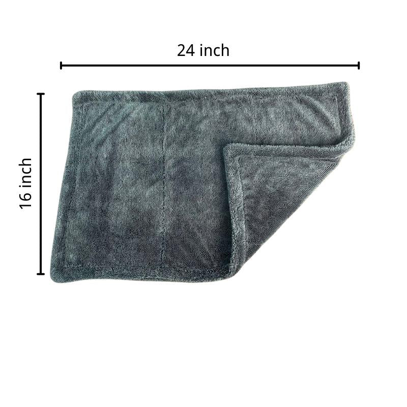 DALUCO Ultra Plush Pet Towel 24'' X 36'' - 1200GSM High Absorbency, Quick Dry, Gentle Microfiber, Ideal for Bath Time and Travel