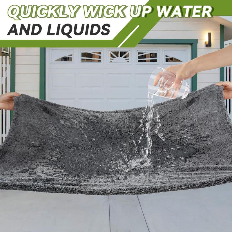 DALUCO Ultra Plush Pet Towel 24'' X 36'' - 1200GSM High Absorbency, Quick Dry, Gentle Microfiber, Ideal for Bath Time and Travel