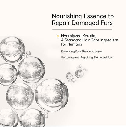 FURVELLO Pet Glove Wipes Rinse Free Shampoo Mittens Hypoallergenic Deodorizing for Dogs & Cats 6 Pcs/Pack Extra Thick Plant Fiber Pet Grooming Wipes Natural Pet Cleansing Wipes