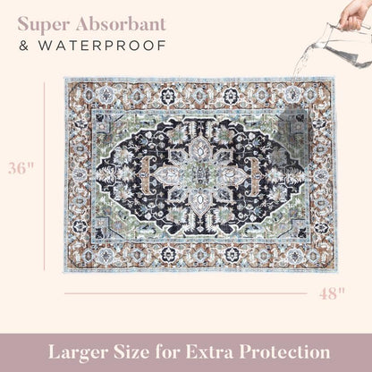 Lovewag Pets Washable Dog Pads - Pack of 2, Eco-Friendly & Leak-Proof Design, Multi-Design Options: Sage Forest, Marmalade Sunshine, Moonlit Night, Rustic Terracotta, 16" X 24" & 36" X 48"& 28" X 41"