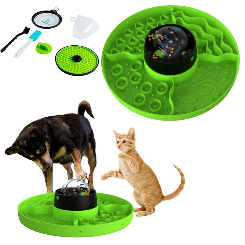 8-In-1 Multifunctional Interactive Dog Cat Slow Feeder Snuffle Mat Puzzle