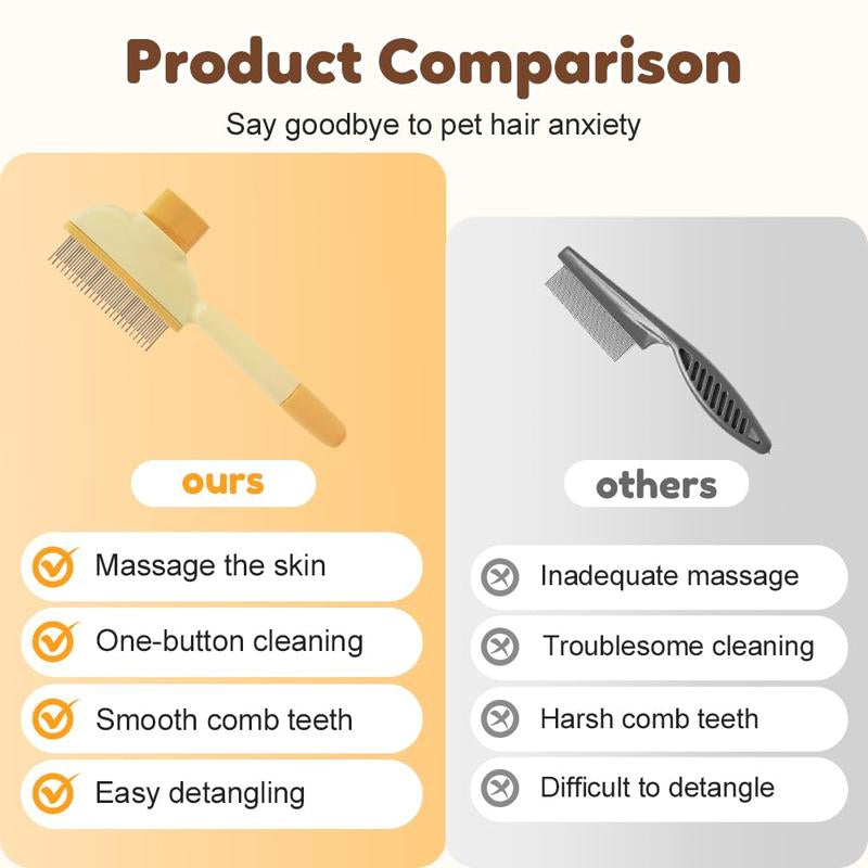 Lovely Caves Cat Grooming Comb