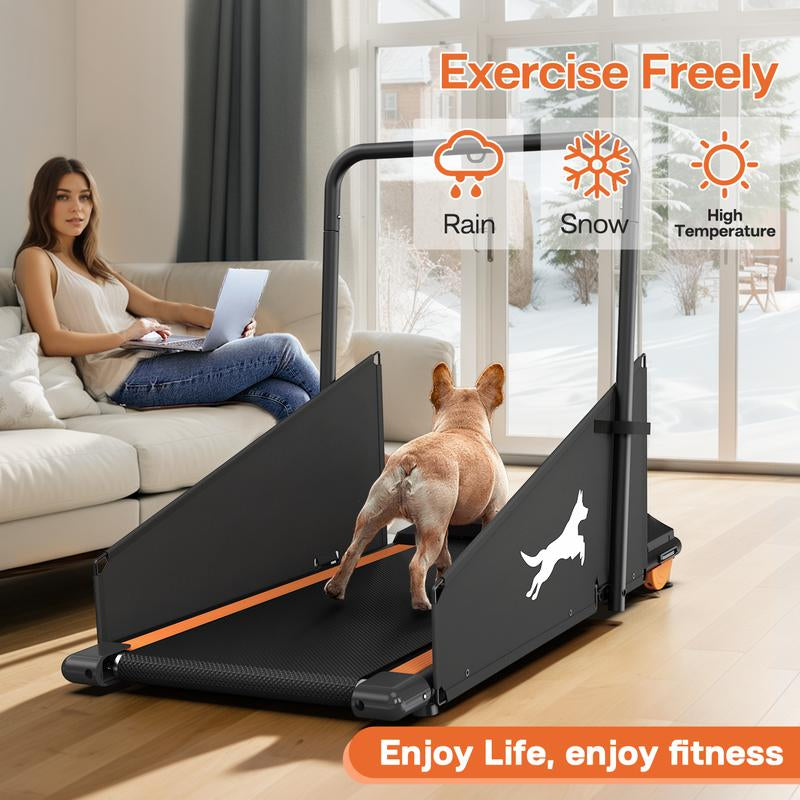 【Dog Pet Treadmill】Fyc 2 in 1 Pet Dog Treadmill for Small Dog， Portable Exercise Treadmill Running Machine for Small and Medium Dog Breeds，Led Display,Pet Walking Pad Tools,Dealsforyoudays