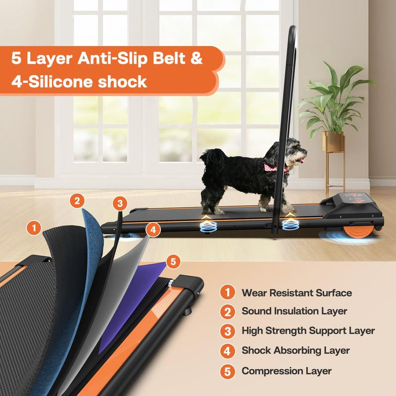 【Dog Pet Treadmill】Fyc 2 in 1 Pet Dog Treadmill for Small Dog， Portable Exercise Treadmill Running Machine for Small and Medium Dog Breeds，Led Display,Pet Walking Pad Tools,Dealsforyoudays