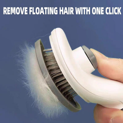 Cat Brush for Shedding, Cat Brushes for Indoor Cats, Cat Brush for Long or Short Haired Cats, Cat Hair Brush Cat Grooming Deshedding Brush for Dog Kitten Rabbit Massage Removes Loose Fur One-Click,Hair,Removal,Comb Pet Tools