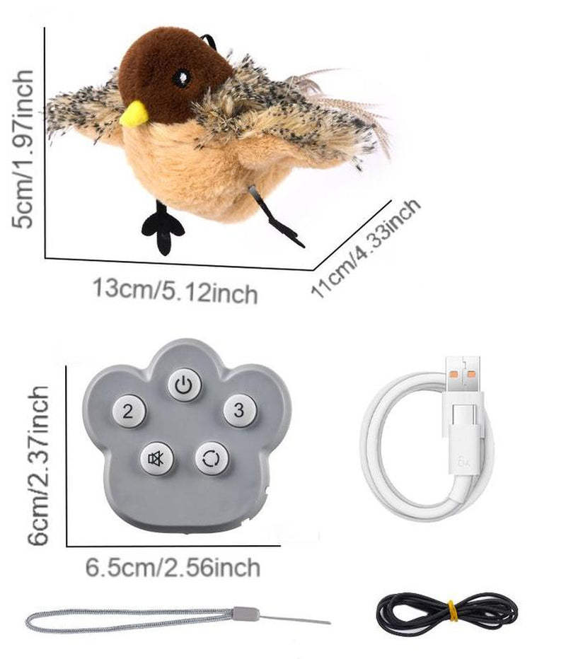 2.4G Remote Control USB Charged Intelligent Interactive Cat Toy for Unleashing Hunting Nature Ideal for Cats
