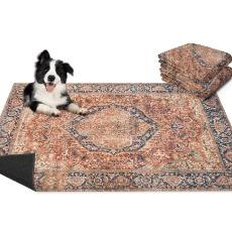 Lovewag Pets Washable Dog Pads - Pack of 2, Eco-Friendly & Leak-Proof Design, Multi-Design Options: Sage Forest, Marmalade Sunshine, Moonlit Night, Rustic Terracotta, 16" X 24" & 36" X 48"& 28" X 41"