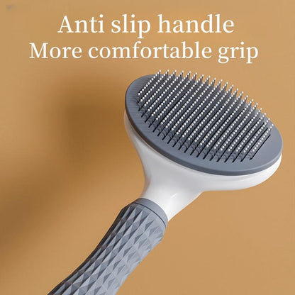 Cat Brush for Shedding, Cat Brushes for Indoor Cats, Cat Brush for Long or Short Haired Cats, Cat Hair Brush Cat Grooming Deshedding Brush for Dog Kitten Rabbit Massage Removes Loose Fur One-Click,Hair,Removal,Comb Pet Tools