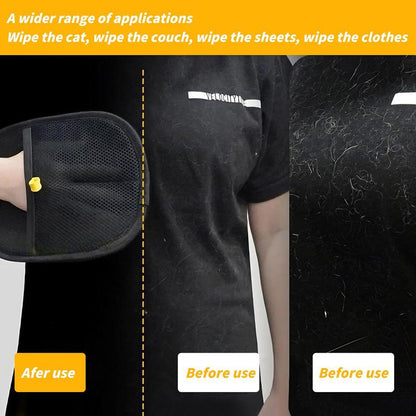 2025 Pet Double Sided Grooming Glove Reusable, Electrostatic Pet Hair Remover Gloves for Dog & Cat, Versatile Grooming Gloves for Washing, Deshedding, Grooming for Couch, Furniture, Carpet, Car Seat