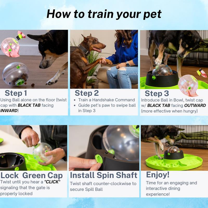 8-In-1 Multifunctional Interactive Dog Cat Slow Feeder Snuffle Mat Puzzle