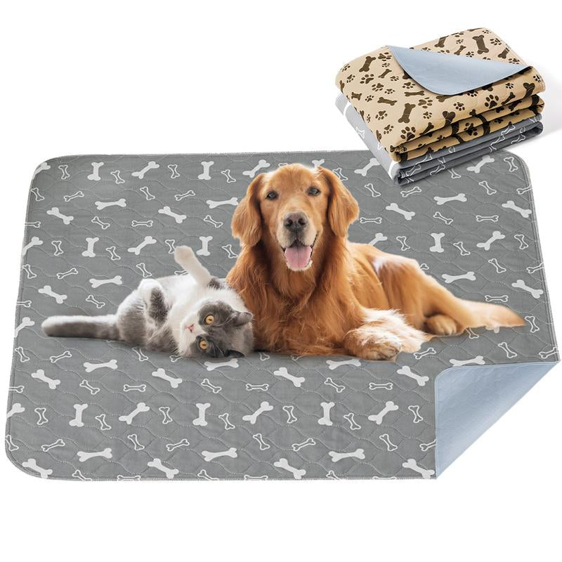 XAKING Washable Pets Pee Pads 2-Pack & Multiple Sizes - Stylish, Non-Slip, Leak-Proof & Ultra-Absorbent Reusable Mats for Crate, Floor & Dog Training. Almohadillas Para Orinar De Mascotas. Tiktokshopblackfriday
