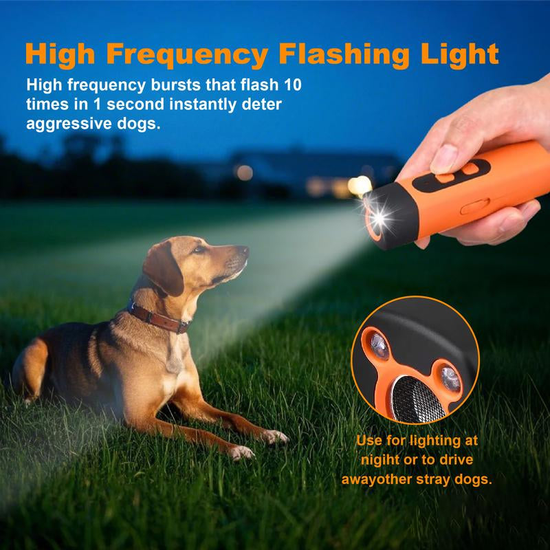Dog Barking Deterrent Device, 2025 Anti-Barking Device, for Dogs 32-Foot Range Ultrasonic Dog Barking Deterrent, Humane Alternative to Training Collars, Works Indoors and Outdoors - Stubborn Barking Solution