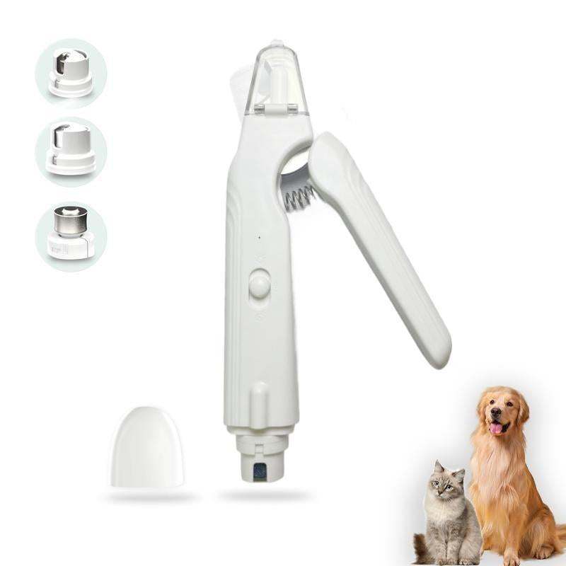 Pet Nail Grinder, Multifunctional Dog Nailtrimmerand Cat Nail Trimmer Kit, Ultra Quietelectric Petnail Grinder, Rechargeable, Suitable Fortrimmingsmall and Large Dogs, with a 4-Hourbattery Life Pet Hair