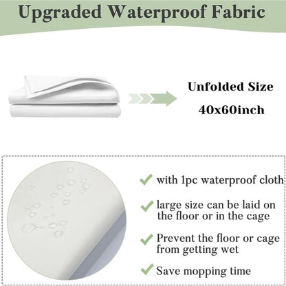 Automatic Parakeet with Pump, Large Shower Fountain Indoor Bathtub with Running Water, Parrot Tub Faucet for Pet , African Grey, Cockatiel, Conure, Budgie, Lovebird Bird Bath