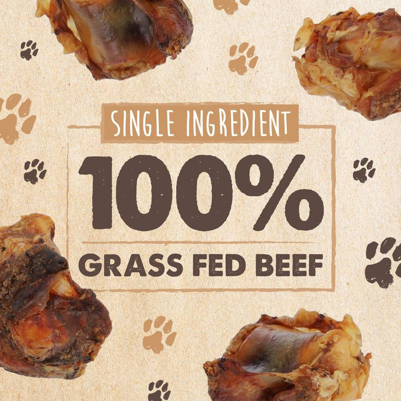 Mighty Paw Naturals Cow Kneecap Chews for Dogs - 8 Pack