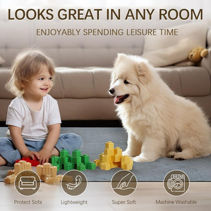 XAKING Washable Pets Pee Pads 2-Pack & Multiple Sizes - Stylish, Non-Slip, Leak-Proof & Ultra-Absorbent Reusable Mats for Crate, Floor & Dog Training. Almohadillas Para Orinar De Mascotas. Tiktokshopblackfriday