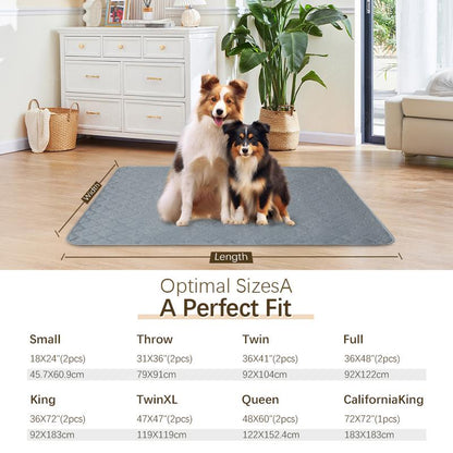 XAKING Washable Pets Pee Pads 2-Pack & Multiple Sizes - Stylish, Non-Slip, Leak-Proof & Ultra-Absorbent Reusable Mats for Crate, Floor & Dog Training. Almohadillas Para Orinar De Mascotas. Tiktokshopblackfriday