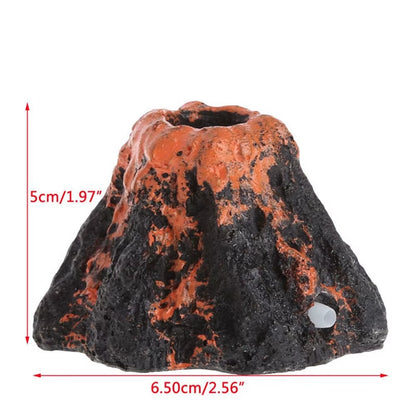 Aquarium Accessories Resin Crafts Simulation Artificial Volcano Rockery Fish Tank Decor Pet Supplies Ornament Home Decoration