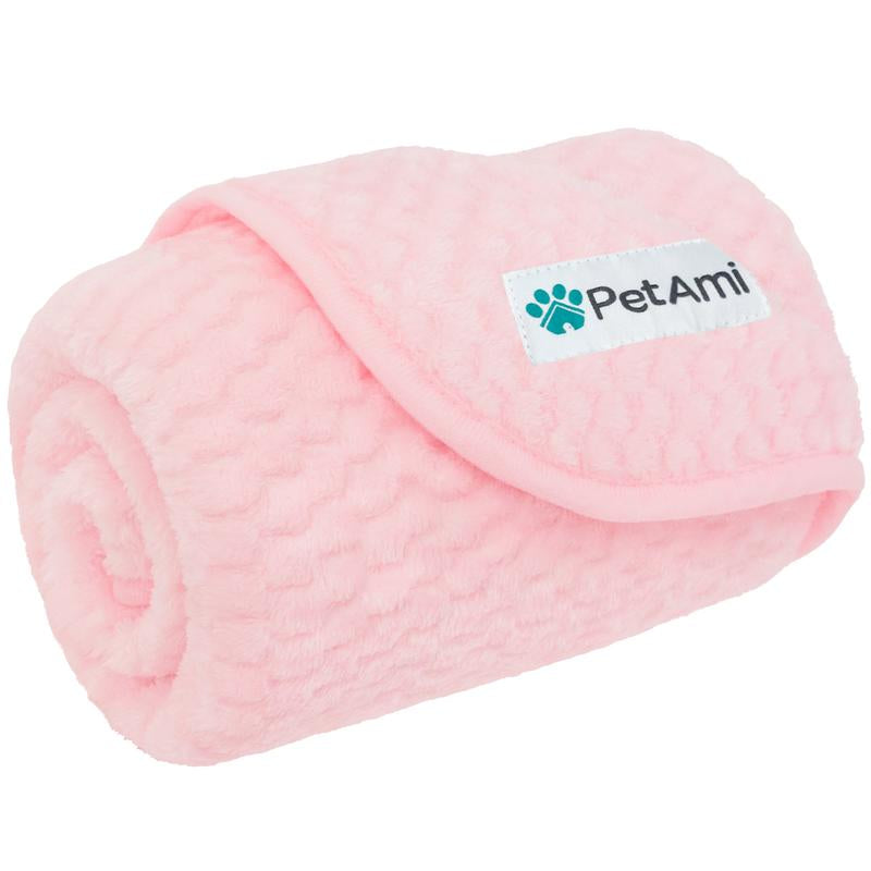 Petami Waterproof Dog Blanket, Leakproof Puppy Blanket for Small Medium Large Dogs, Furniture Bed Sofa Couch Cover Protector, Fleece Pet Throw for Indoor Cat Kitten, Reversible Washable Soft Plush