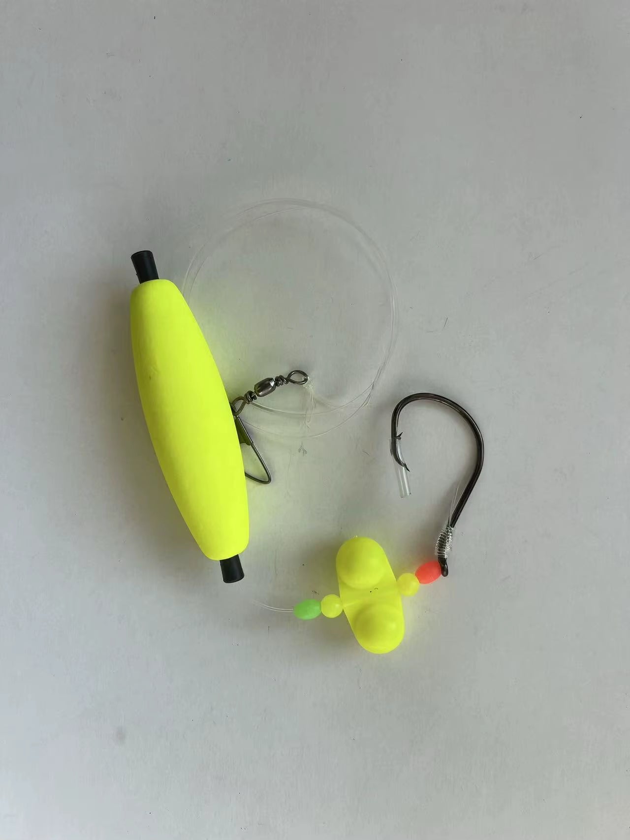 Catfish Fishing Set Catfish Rig Catfishing Tackle Kit Takedown Rigs Catfishs Peg Floats for Catfishing 6/0-8/0 Hooks 23" Length