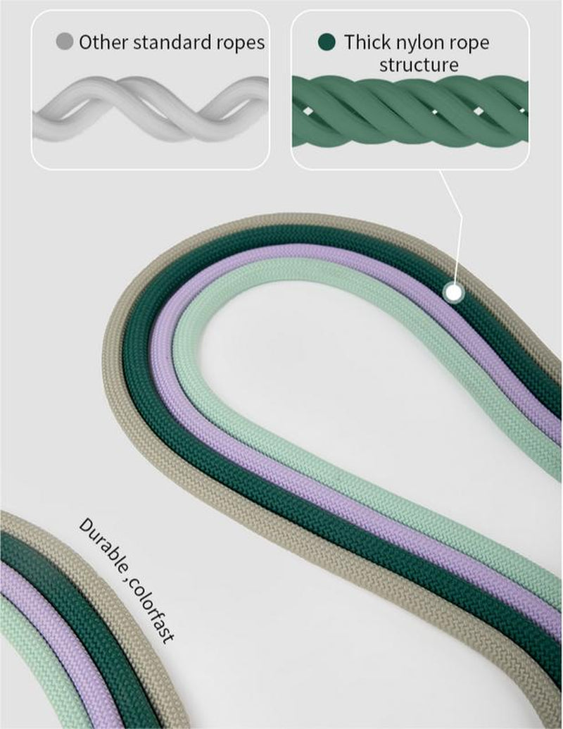 Hidream Nylon Rope Leash with Anti-Choking and Tangle-Free Design