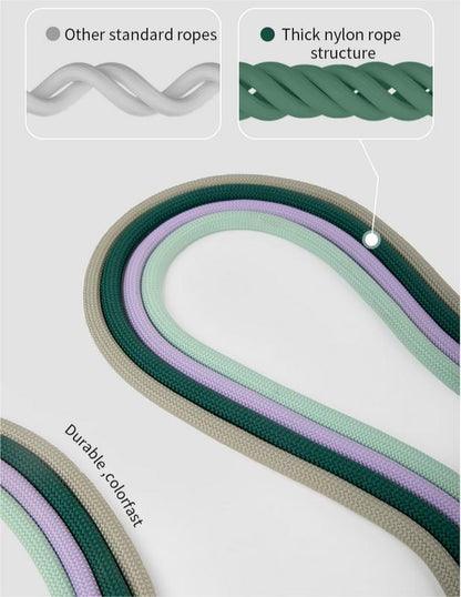 Hidream Nylon Rope Leash with Anti-Choking and Tangle-Free Design