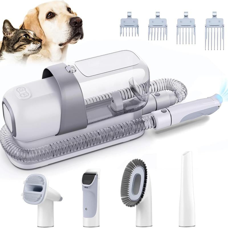 LMVVC Pet Grooming Kit with Vacuum for Dogs and Cats Groomer Tools Poodle Puppy Cleaning