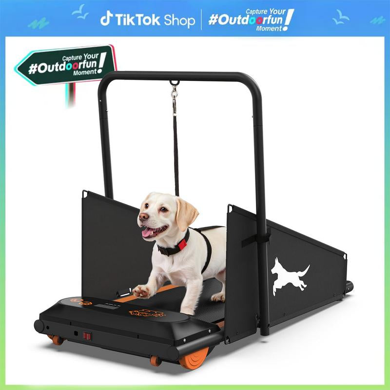 【Dog Pet Treadmill】Fyc 2 in 1 Pet Dog Treadmill for Small Dog， Portable Exercise Treadmill Running Machine for Small and Medium Dog Breeds，Led Display,Pet Walking Pad Tools,Dealsforyoudays