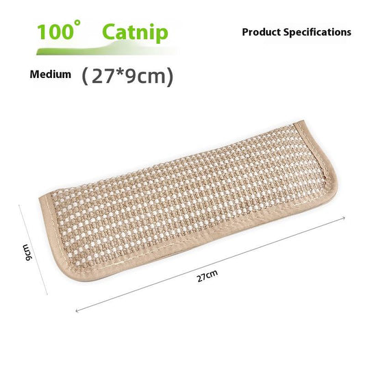 Durable Cat Scratching Pad with Catnip | Sisal Pillow & Toy Set for Cats | Catnip-Infused Scratch Board and Cozy Cushion