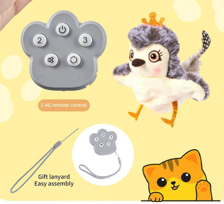 2.4G Remote Control USB Charged Intelligent Interactive Cat Toy for Unleashing Hunting Nature Ideal for Cats