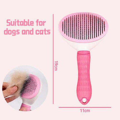 Cat Brush for Shedding, Cat Brushes for Indoor Cats, Cat Brush for Long or Short Haired Cats, Cat Hair Brush Cat Grooming Deshedding Brush for Dog Kitten Rabbit Massage Removes Loose Fur One-Click,Hair,Removal,Comb Pet Tools