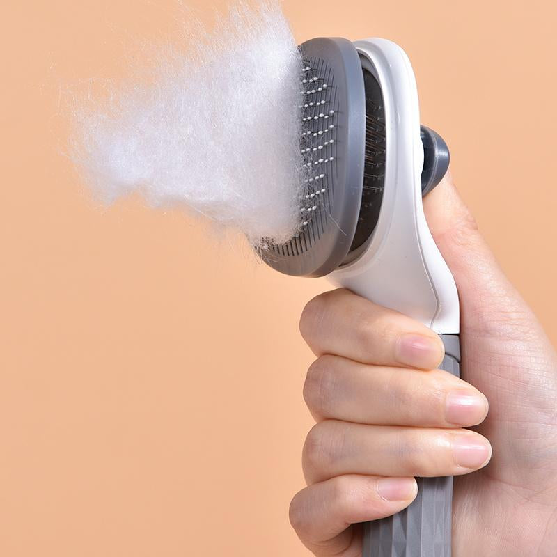 Cat Brush for Shedding, Cat Brushes for Indoor Cats, Cat Brush for Long or Short Haired Cats, Cat Hair Brush Cat Grooming Deshedding Brush for Dog Kitten Rabbit Massage Removes Loose Fur One-Click,Hair,Removal,Comb Pet Tools